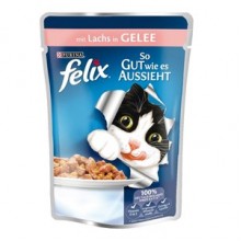 Felix Agail Somonlu Kedi Yaş Mama 85 Gr Felix Agail Somonlu Kedi Yaş Mama 85 Gr