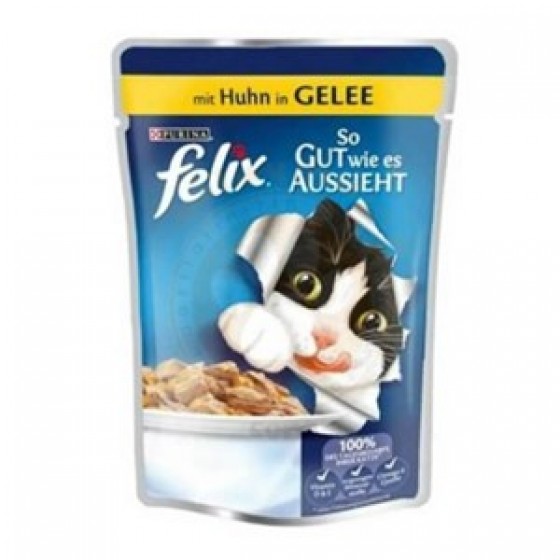 Felix Agail Tavuk Etli Kedi Yaş Mama 85 Gr