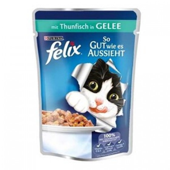 Felix Agail Tonlu Kedi Yaş Mama 85 Gr