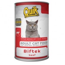 Quik Biftekli Kedi Konservesi 415 Gr