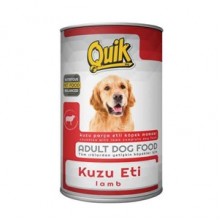 Quik Kuzu Etli ve Pirinç Köpek Konservesi 415 Gr