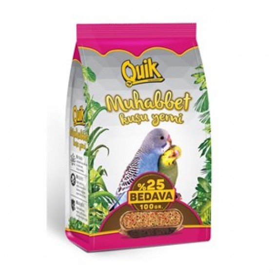 Quik Muhabbet Kuşu Yemi 500 Gr