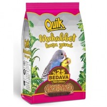 Quik Muhabbet Kuşu Yemi 750 Gr + 250 Gr