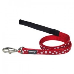 Red Dingo Benekli Uzatma Köpek Tasması 120 Cm / 12 mm Kırmızı-Beyaz Red Dingo Benekli Uzatma Köpek Tasması 120 Cm / 12 mm Kırmızı-Beyaz