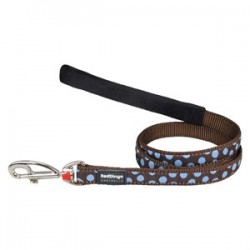 Red Dingo Benekli Uzatma Köpek Tasması 120 Cm / 25 mm Kahve-Mavi Red Dingo Benekli Uzatma Köpek Tasması 120 Cm / 25 mm Kahve-Mavi