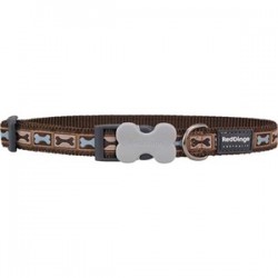Red Dingo Bone Yard Desenli Köpek Boyun Tasması Kahverengi 12 mm Red Dingo Bone Yard Desenli Köpek Boyun Tasması Kahverengi 12 mm