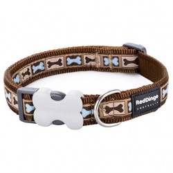 Red Dingo Bone Yard Dev Irk Köpek Boyun Tasması 40mm X Large Kahve