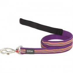 Red Dingo Dreamstream Desenli Uzatma Köpek Tasması 120 Cm / 25 mm Mor