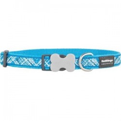 Red Dingo Flanno Desenli Köpek Boyun Tasması Mavi 15 mm Red Dingo Flanno Desenli Köpek Boyun Tasması Mavi 15 mm