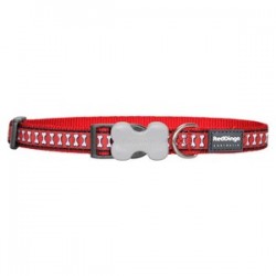 Red Dingo Fosforlu Kemik Desenli Köpek Boyun Tasması 15 mm Kırmızı Red Dingo Fosforlu Kemik Desenli Köpek Boyun Tasması 15 mm Kırmızı