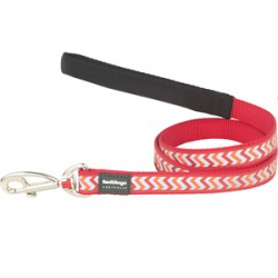 Red Dingo Fosforlu Ziggy Desenli Uzatma Köpek Tasması Kırmızı 20 mm Red Dingo Fosforlu Ziggy Desenli Uzatma Köpek Tasması Kırmızı 20 mm