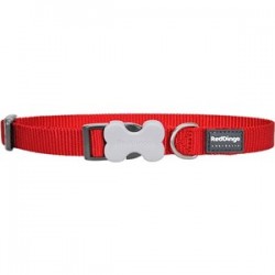 Red Dingo Klasik Köpek Boyun Tasması 15 mm Kırmızı Red Dingo Klasik Köpek Boyun Tasması 15 mm Kırmızı