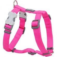 Red Dingo Klasik Köpek Göğüs Tasması 12 mm Pembe