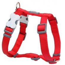 Red Dingo Klasik Köpek Göğüs Tasması 25 mm - X Large Kırmızı