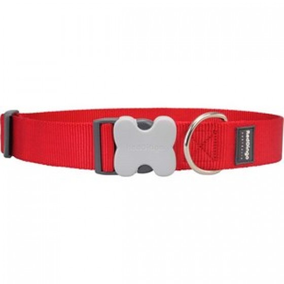 Red Dingo Klasik Uzun ve Dev Irk Köpek Boyun Tasması 40 mm Kırmızı