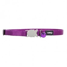 RedDingo Klasik Kedi Boyun Tasması Mor 12 mm
