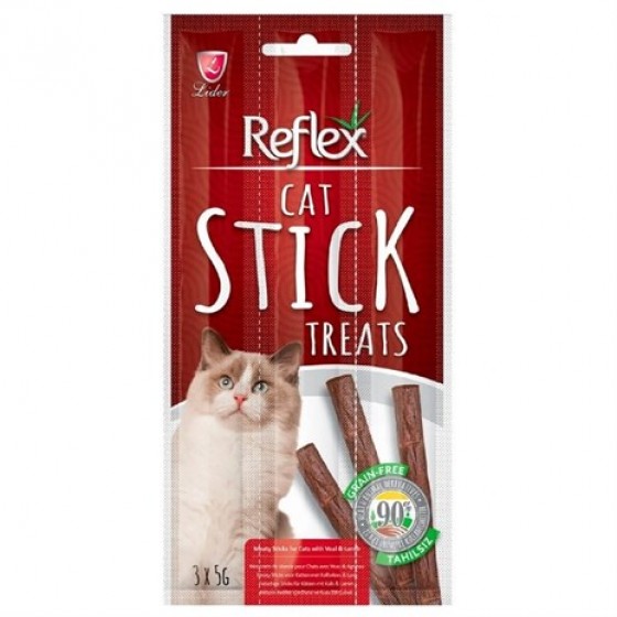 Reflex Biftekli Kuzulu Kedi Ödül Çubuğu 5 Gr 3 Adet