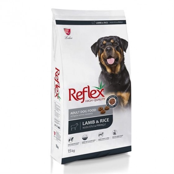 Reflex Kuzulu Pirinçli Yetişkin Kuru Köpek Maması 3 Kg