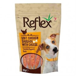 Reflex Peynirli Yumuşak Tavuk Parçaları Köpek Ödül Maması 80gr
