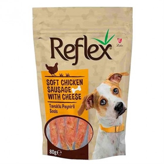 Reflex Peynirli Yumuşak Tavuk Parçaları Köpek Ödül Maması 80gr