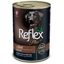 Reflex Plus Biftekli Parça Etli Köpek Konservesi 400 Gr