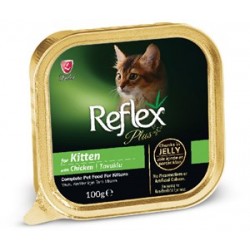 Reflex Plus Tavuklu Jöleli Yavru Kedi Konservesi 100 GR Reflex Plus Tavuklu Jöleli Yavru Kedi Konservesi 100 GR