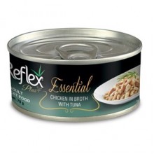 Reflex Plus Essential Tavuk Ton Balıklı Kedi Konservesi 70 Gr
