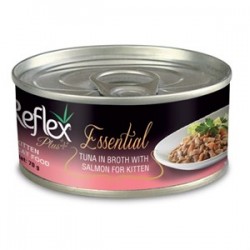 Reflex Plus Essential Ton Somon Yavru Kedi Konservesi 70 Gr Reflex Plus Essential Ton Somon Yavru Kedi Konservesi 70 Gr