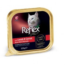 Reflex Plus Kuzu Etli Havuçlu Kedi Konservesi 100 GR