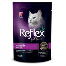 Reflex Plus Kuzu Etli Jelly Pouch Kedi Konservesi 100 Gr Reflex Plus Kuzu Etli Jelly Pouch Kedi Konservesi 100 Gr