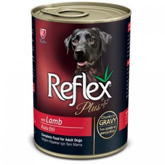 Reflex Plus Kuzulu Parça Etli Köpek Konservesi 400 Gr