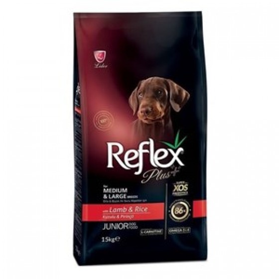 Reflex Plus Kuzulu Pirinçli Yavru Köpek Maması 15 Kg