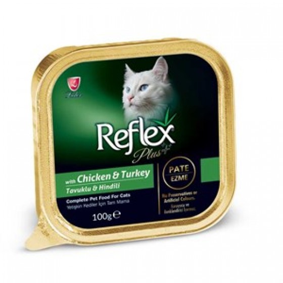 Reflex Plus Tavuklu Hindili Kedi Konservesi 100 GR