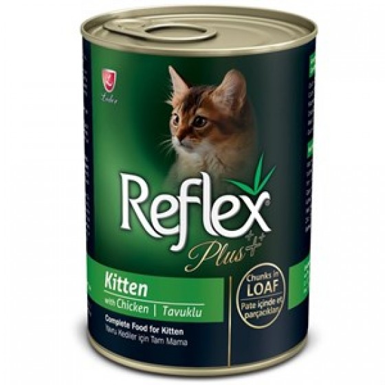 Reflex Plus Tavuklu Yavru Kedi Konservesi 400 Gr