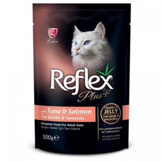 Reflex Plus Tuna Ve Somonlu Pouch Kedi Konservesi 100 Gr