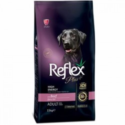 Reflex Plus Yüksek Enerjili Biftekli Köpek Maması 15 Kg Reflex Plus Yüksek Enerjili Biftekli Köpek Maması 15 Kg