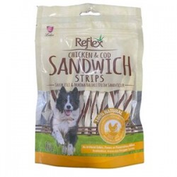 Reflex Tavuk Etli Çubuk Sandviç Köpek Ödülü 80 Gr Reflex Tavuk Etli Çubuk Sandviç Köpek Ödülü 80 Gr