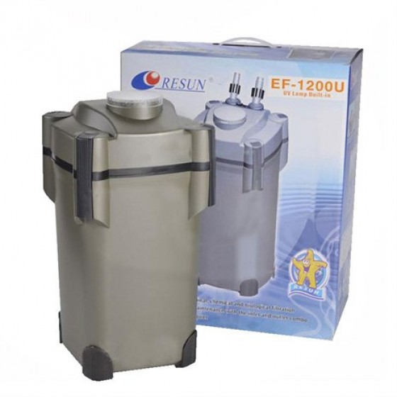 Resun EF-1200 Akvaryum External Filter Ultra Violeli Dış Filtre