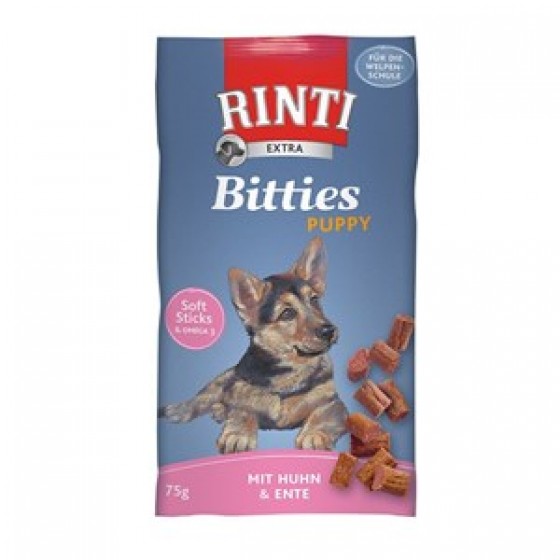 Rinti Bitties Puppy Tavuklu ve Ördek Etli Yavru Köpek Ödülü 75 Gr