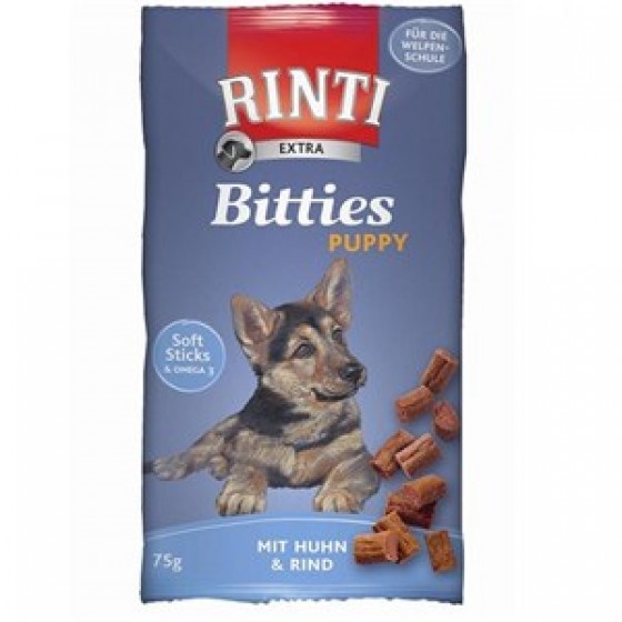 Rinti Bitties Puppy Tavuklu ve Sığır Etli Yavru Köpek Ödülü 75 Gr