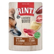 Rinti LB Dana ve Kuzu Etli Yaş Mama Ve Köpek Ödülü 400 Gr