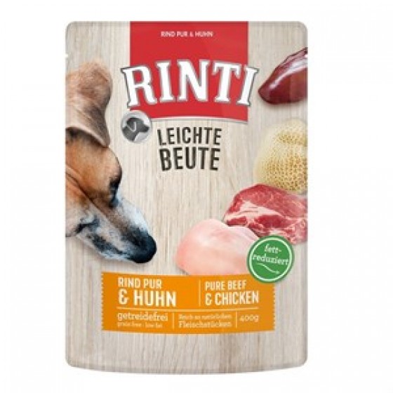 Rinti LB Tavuk Etli Yaş Mama Ve Köpek Ödülü 400 Gr