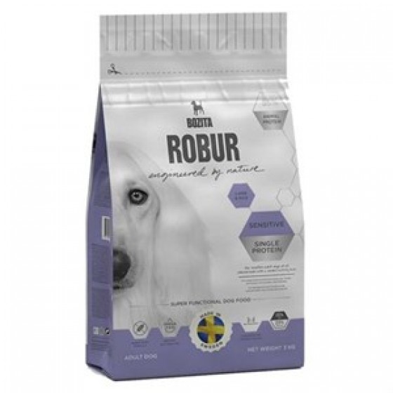 Bozita Robur Sensitive Single Protein Kuzulu Köpek Maması 12,5 kg