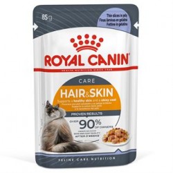 Royal Canin Hair&Skin Jelly Kedi Konservesi 85 Gr Royal Canin Hair&Skin Jelly Kedi Konservesi 85 Gr