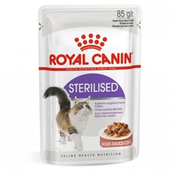 Royal Canin Sterilised Soslu Kısırlaştırılmış Kedi Konservesi 85 Gr