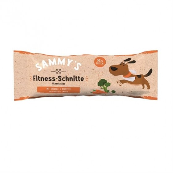 Sammys Fitness Slice Brokoli ve Havuçlu Köpek Protein Barı 25gr