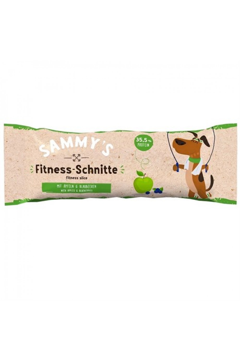 Sammys Fitness Slice Elmalı Yaban Mersinli Köpek Protein Barı 25gr ...