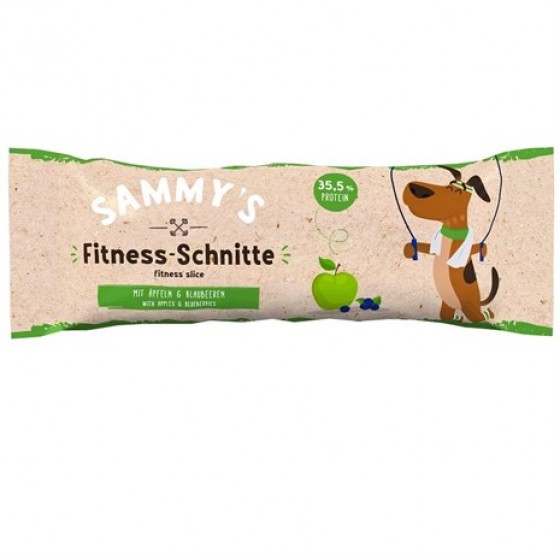 Sammys Fitness Slice Elmalı Yaban Mersinli Köpek Protein Barı 25gr