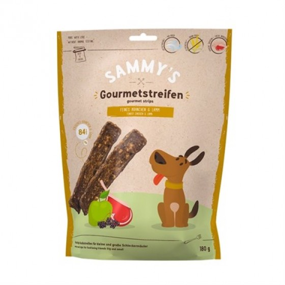 Sammys Gourmet Strips Tavuklu Kuzulu Gurme Köpek Ödülü 180gr