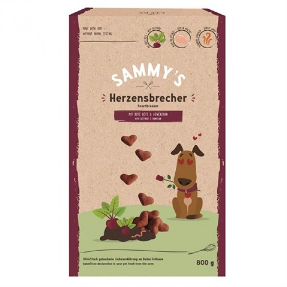 Sammys Heartbreaker Sebzeli Mini Kalpler Köpek Ödülü 800gr